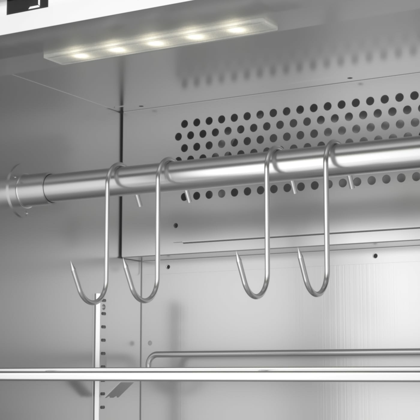 Caso DryAged Master 125, kødmodningsskab, 125L, Rustfrit stål