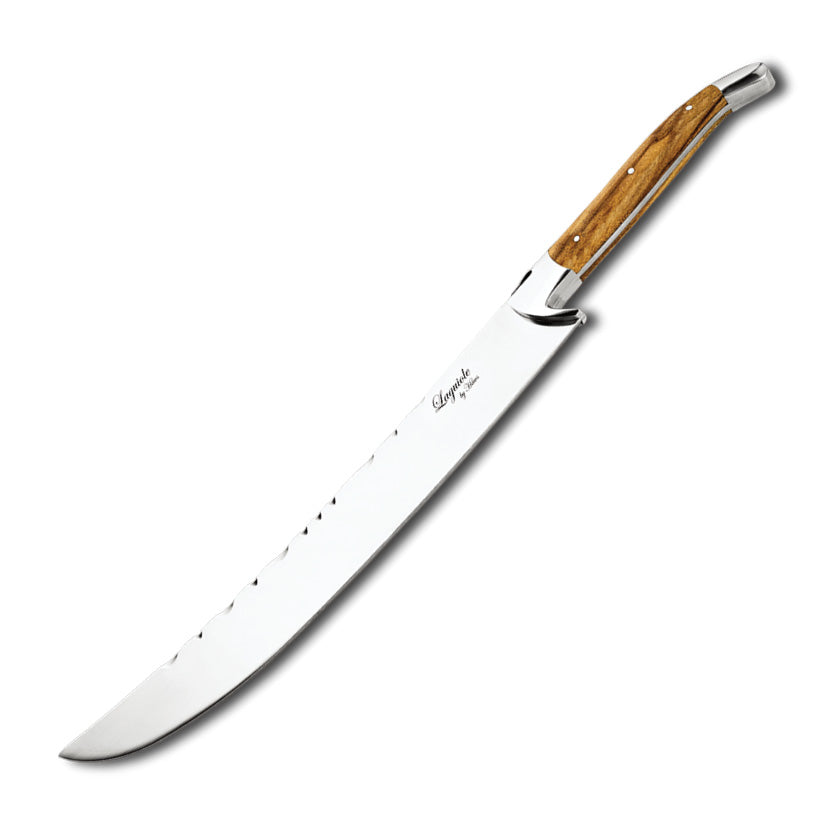 Laguiole pakkeløsning Knive, gafler og champagnesabel