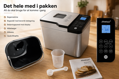 Steba Bagemaskine, 17 programmer, 500/750/1000 gr brød