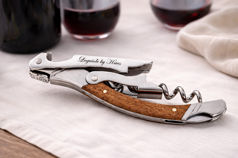 Laguiole proptrækker i egetræ