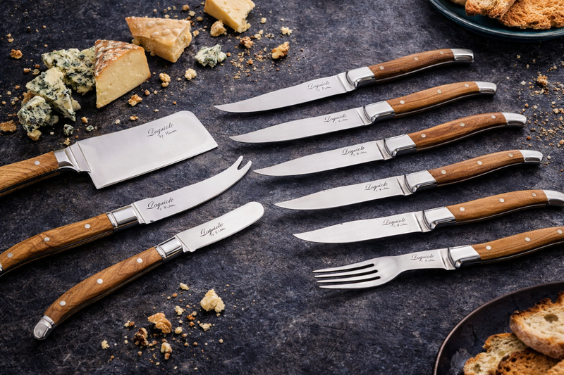 Laguiole pakkeløsning Knive gafler og ostesæt