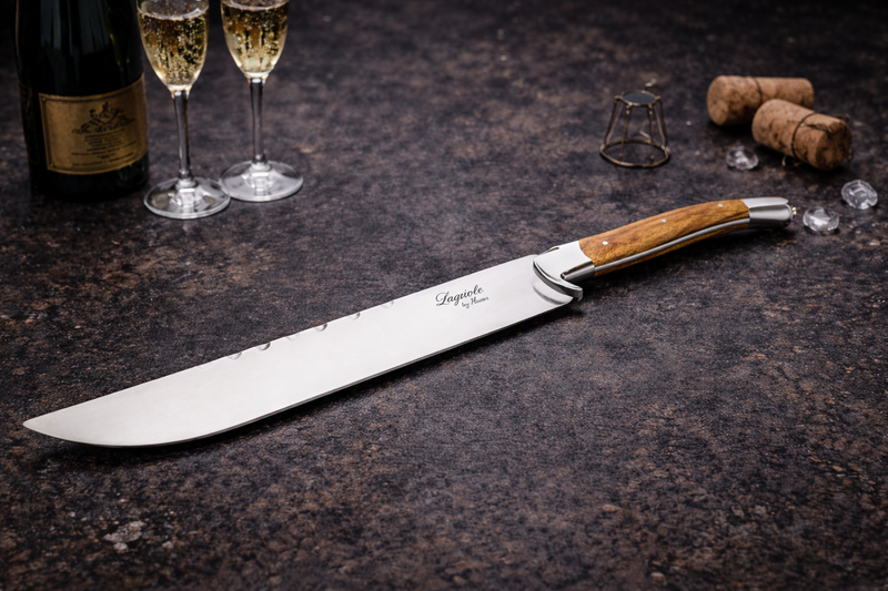 Haws Laguiole champagnesabel i træ gaveæske