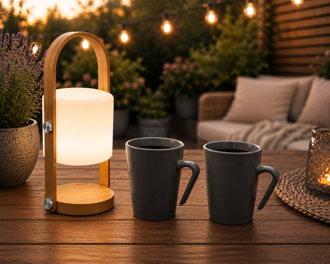 FMT Blokhus Lampe + 2 GRATIS brudsikre kaffekrus
