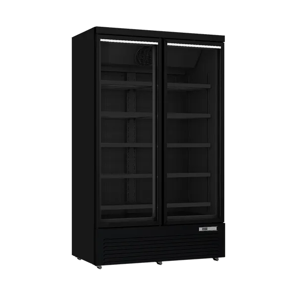 Display køleskab 1081 liter sort - DC1080BB Scandomestic