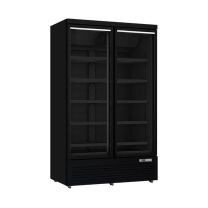 Display køleskab 1081 liter sort - DC1080BB Scandomestic