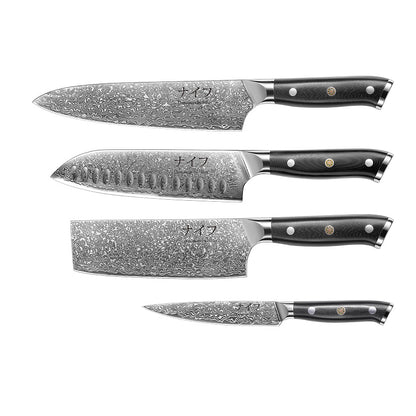 Kokkeknive Damascus stål