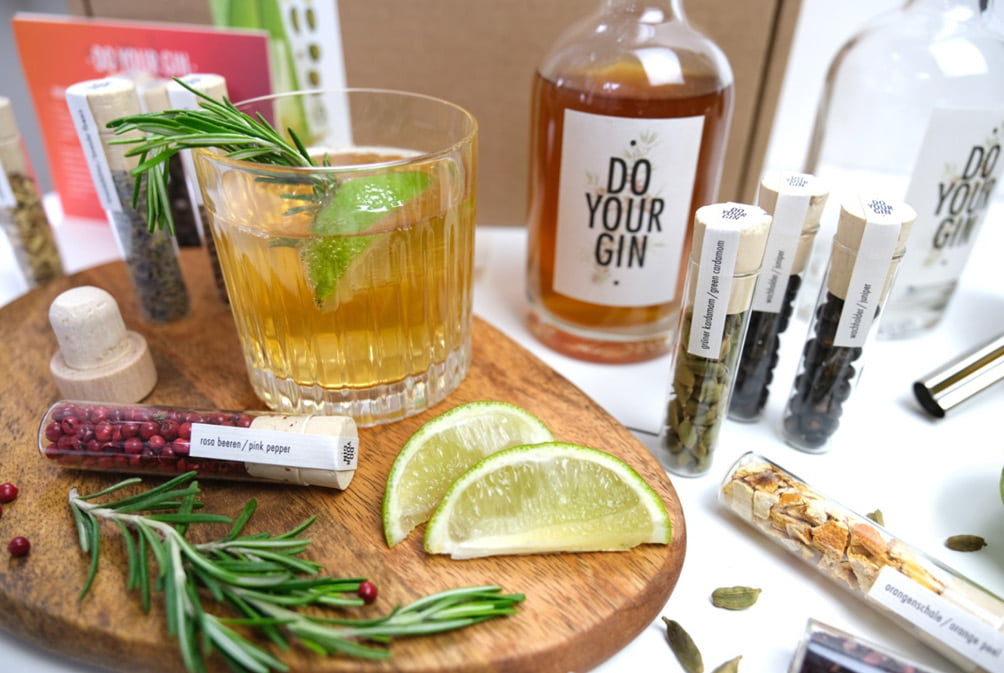 Do Your Own Gin Gaveæske - Lav din egen Gin