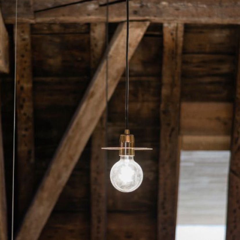 SCAN PENDEL E27 MESSING/MESSING SORT LEDNING