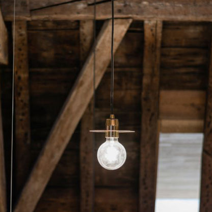 SCAN PENDEL E27 MESSING/MESSING SORT LEDNING