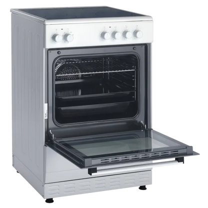 Fritstående glaskeramisk komfur - FCC800W Scandomestic