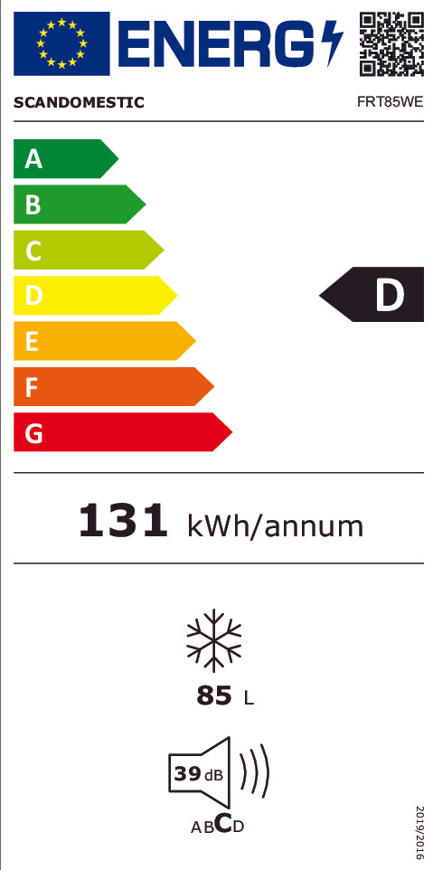 Fryseskab 85 liter - FRT85WD Scandomestic