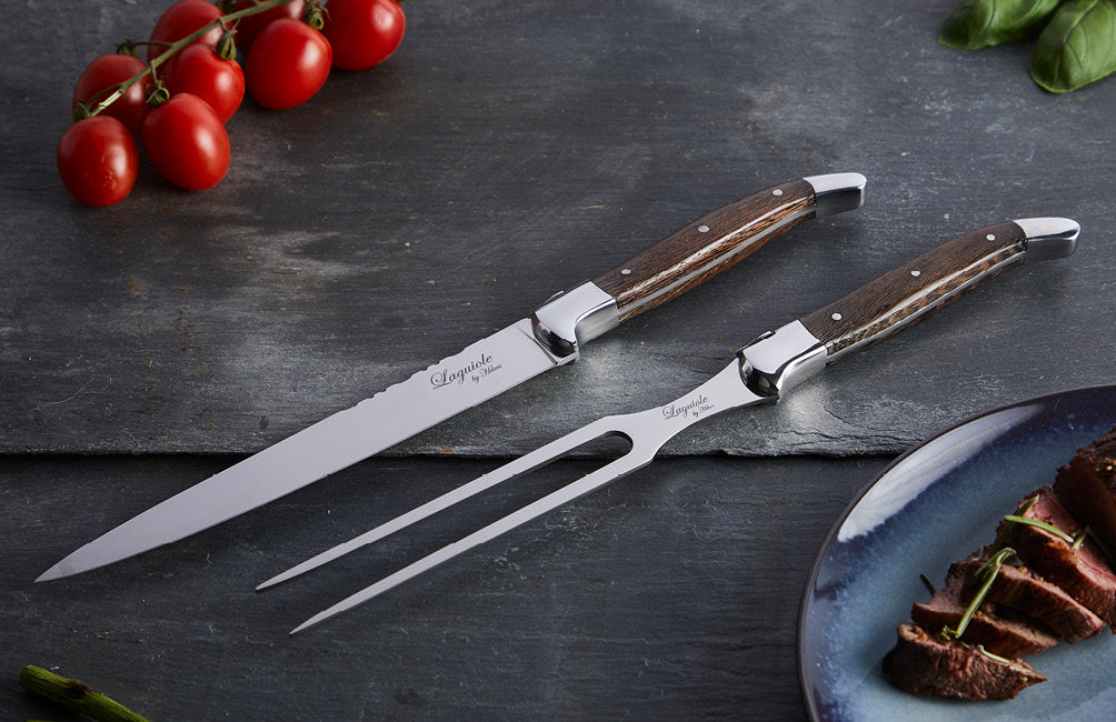 Laguiole forskærersæt med Wenge træskaft