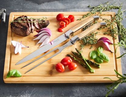 Laguiole forskærersæt med Bambus skærebræt