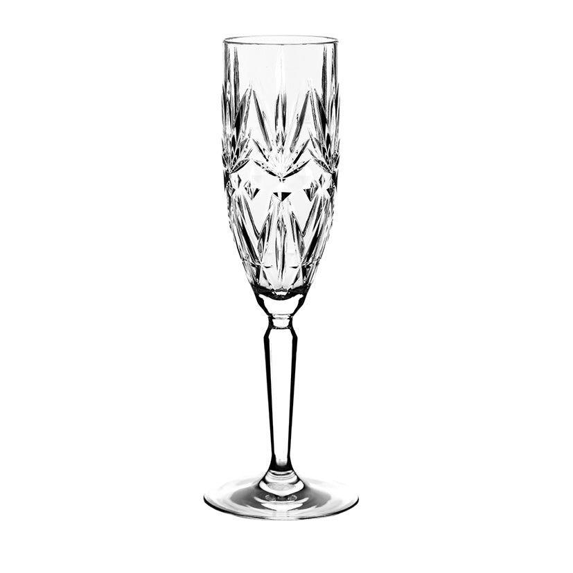 Premium Champagneglas 17 cl CRYSTAL- GraMonty - Brudsikkert plastik