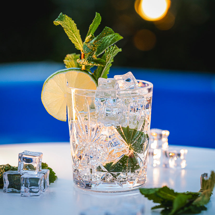 Premium Lowball glas 35 cl CRYSTAL- GraMonty - Brudsikkert plastik