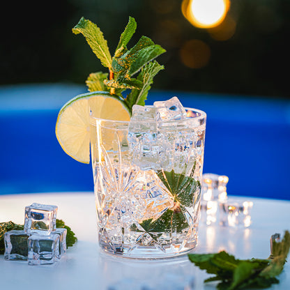 Premium Lowball glas 35 cl CRYSTAL- GraMonty - Brudsikkert plastik