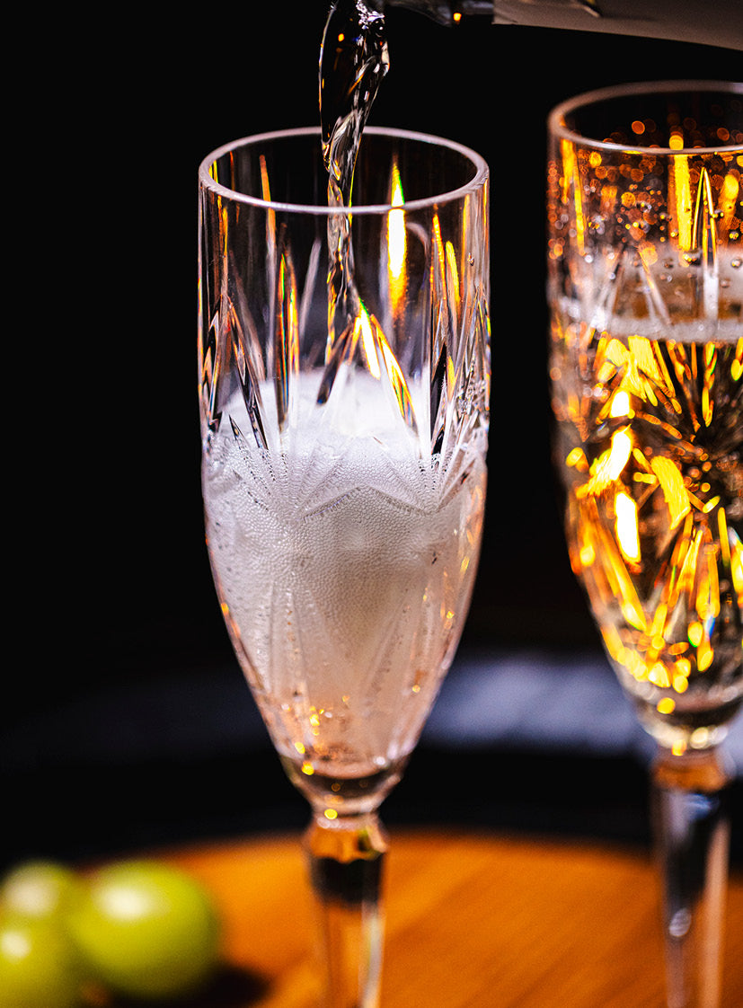 Premium Champagneglas 17 cl CRYSTAL- GraMonty - Brudsikkert plastik