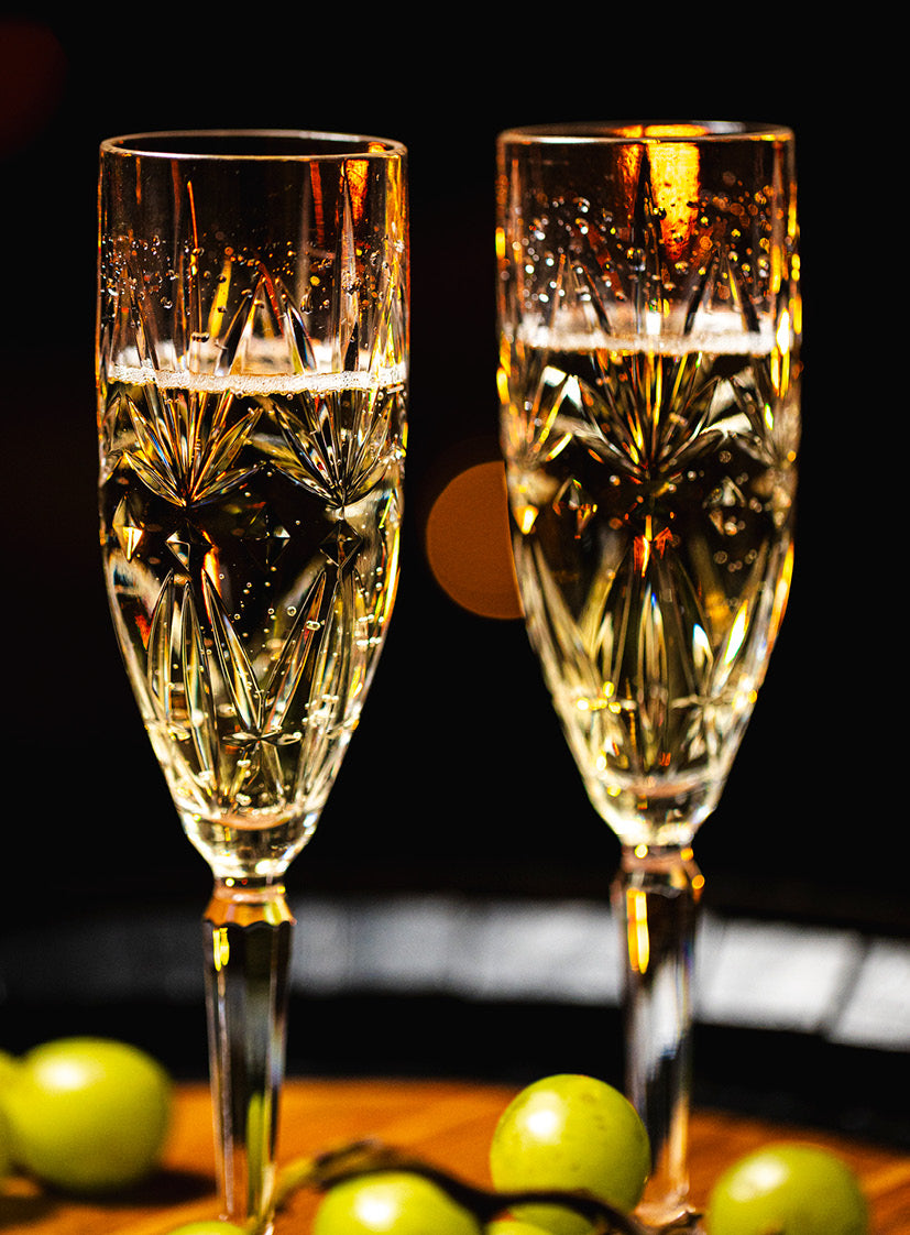 Premium Champagneglas 17 cl CRYSTAL- GraMonty - Brudsikkert plastik