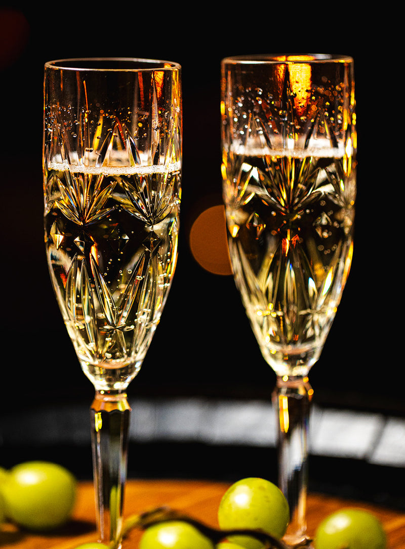 Premium Champagneglas 17 cl CRYSTAL- GraMonty - Brudsikkert plastik