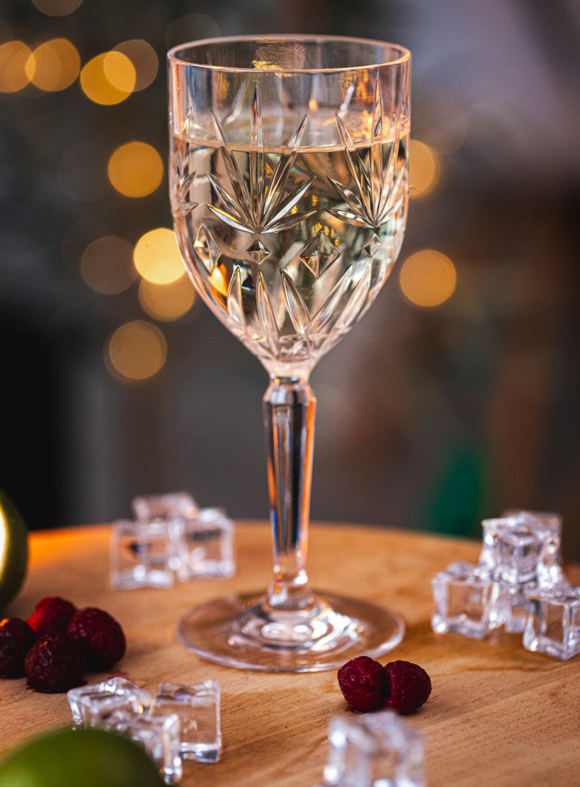 Premium Vinglas 28 cl CRYSTAL- GraMonty - Brudsikkert plastik