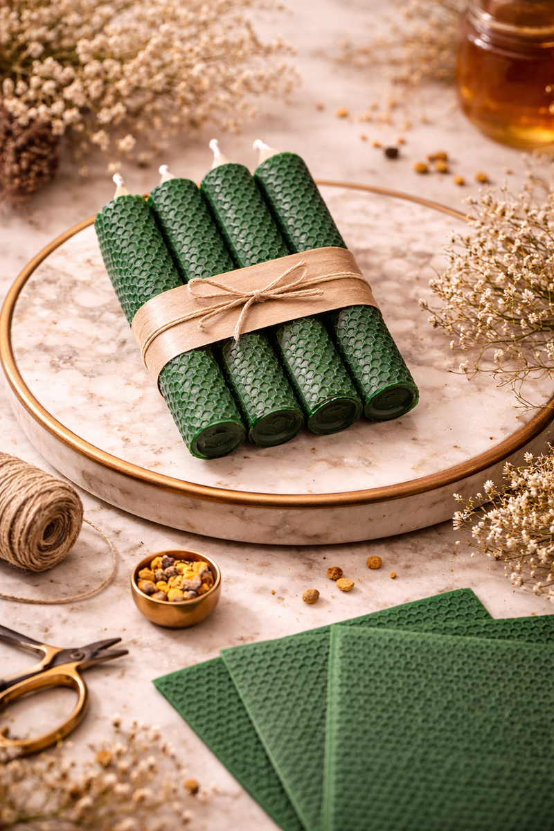 Farvede vokstavler 5 kg - Grøn