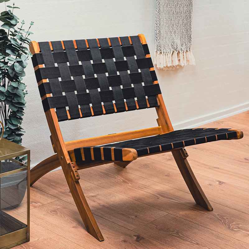 Hâws NOOKA LOUNGE STOL MED SORT SÆDE