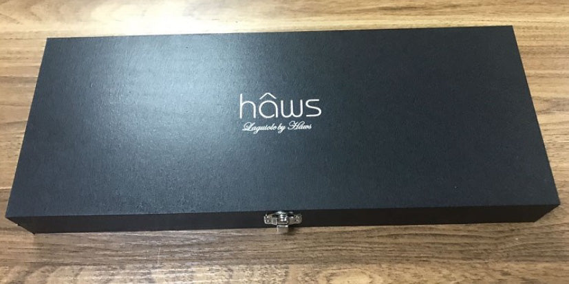 Haws Laguiole champagnesabel i træ gaveæske