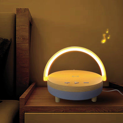 Haws QI Trådløs opladerstation med LED lampe + højtaler