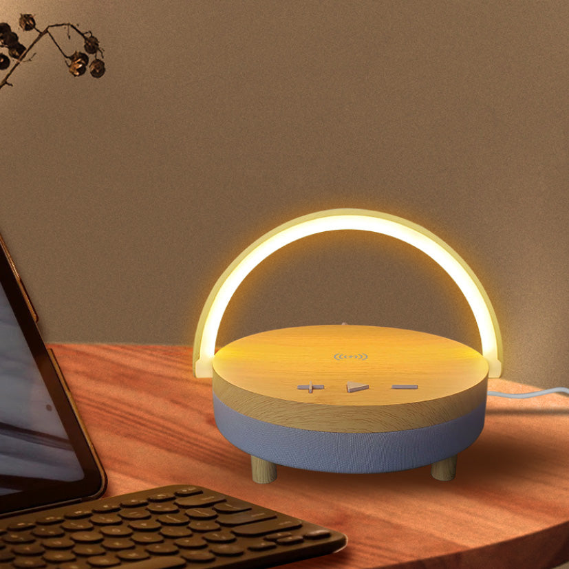 Haws QI Trådløs opladerstation med LED lampe + højtaler