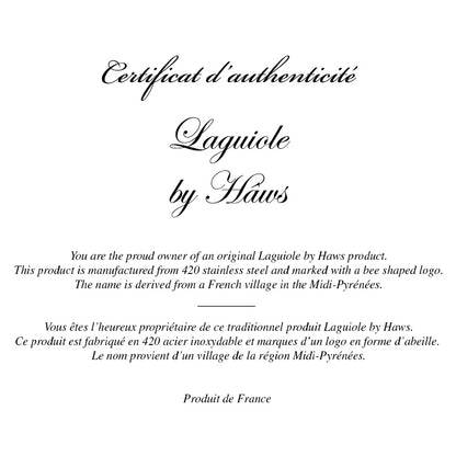 Laguiole Steakgafler - skaft af Wengé træ 6 stk.