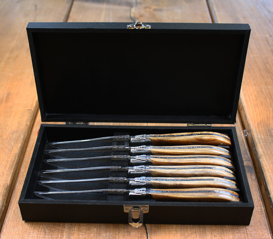 Laguiole pakkeløsning Knive gafler og ostesæt