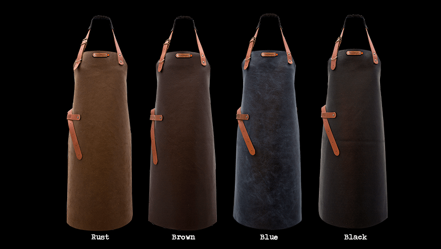 Haws læderforklæde - Brunt