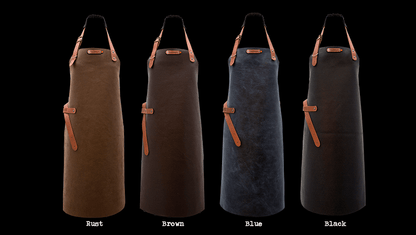 Haws læderforklæde - Brunt