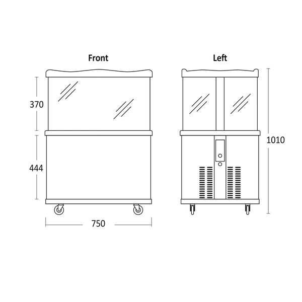 Impulskøler 110 liter - IM 111 E Scancool