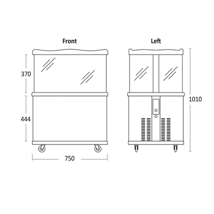 Impulskøler 110 liter - IM 111 E Scancool