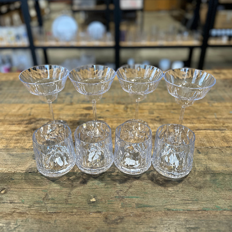 Drinks og Margarita pakke - Koziol, Brudsikkert plastik 8 glas