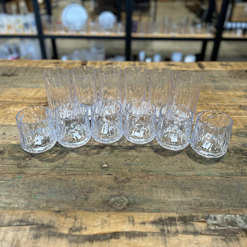 Drinkspakke - Koziol, Brudsikkert plastik 12 glas