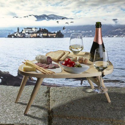 Legnoart SCENARIO APEL Picnicbord i ask m. marmor indsats