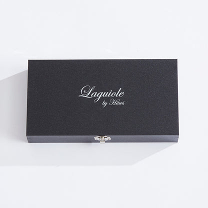 Laguiole Steakknive - Skaft af natur Wengé træ 6 stk.