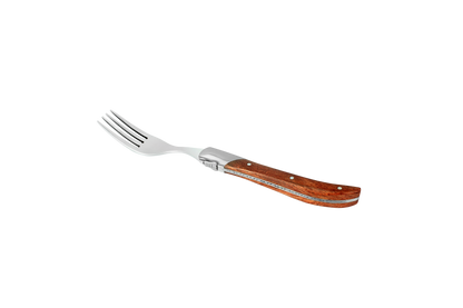 Laguiole Steakgafler - skaft af natur Rosewood 6 stk.