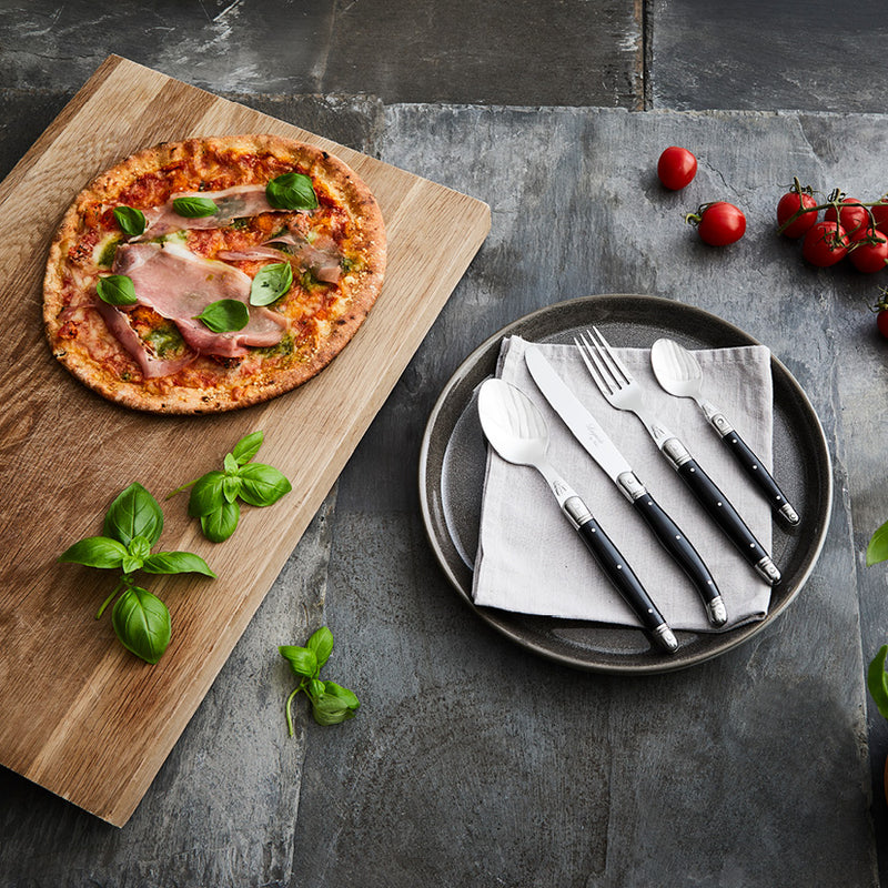 Laguiole Bestiksæt sort 24 dele