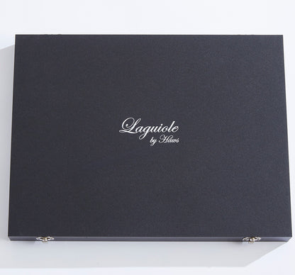 Laguiole kokkeknive 7 knive med Rosewood skaft