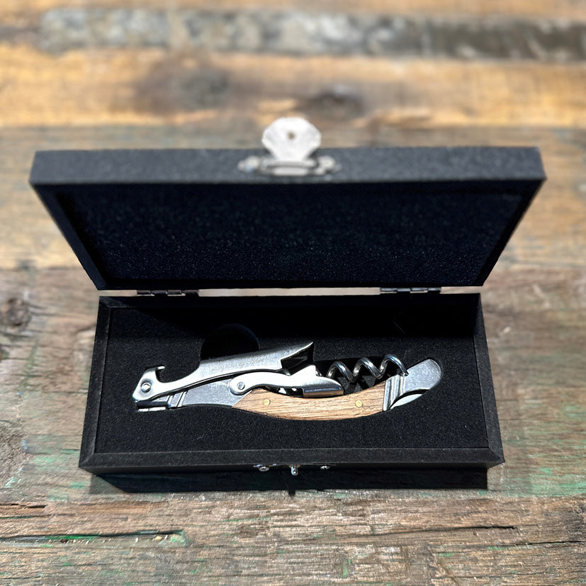 Laguiole proptrækker i egetræ