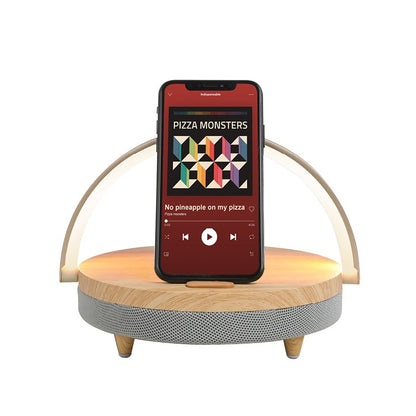 Haws QI Trådløs opladerstation med LED lampe + højtaler