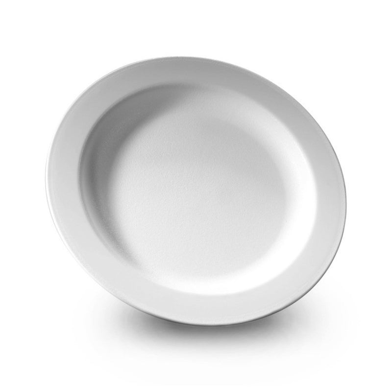 Brudsikker tallerken Ø24 cm hvid