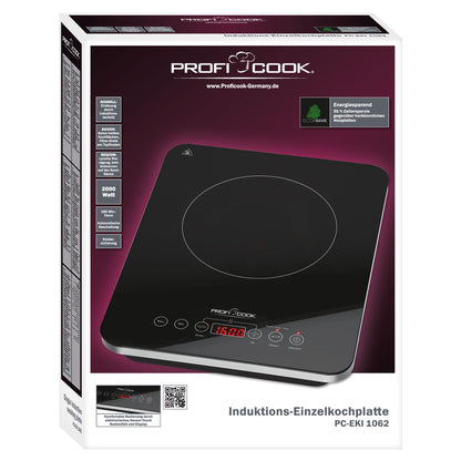Mobil induktionsplade 1 zone - Profi Cook EKI 1062