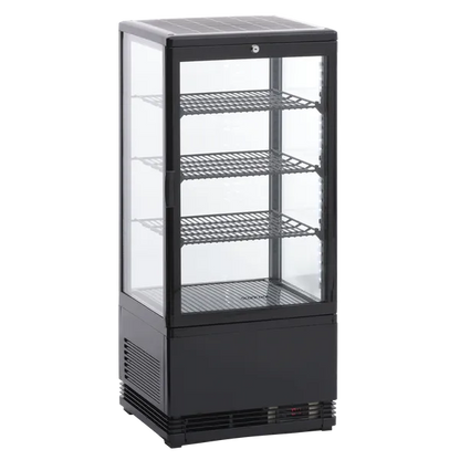 Kølemontre 78 liter sort - RT 82 BE Scancool