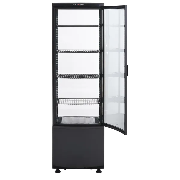 Kølemontre 270 liter sort - RTC 287 BE Scancool