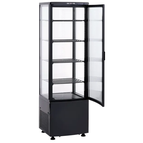 Kølemontre 270 liter sort - RTC 287 BE Scancool