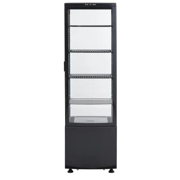 Kølemontre 270 liter sort - RTC 287 BE Scancool